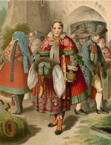 Costume tedesco, Pommern, Weitzacker da Albert Kretschmer
