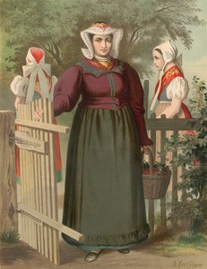 Costume tedesco, Preussen (Provinz Schlesien), Tannhausen da Albert Kretschmer
