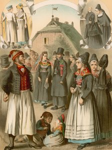 Costume Tedesco, Rugen, Monchgut da Albert Kretschmer