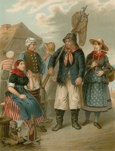 Costume tedesco, Schleswig-Holstein, An den Kusten da Albert Kretschmer