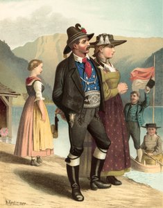 Costume tedesco, Tirolo, Achenkirch da Albert Kretschmer