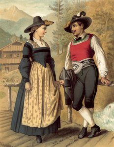 Costume tedesco, Tirolo Billerthal da Albert Kretschmer