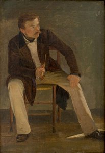 Il pittore Constantin Hansen da Albert Küchler