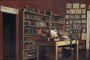 Angolo dello studio di Sir Richard Burton, 1889
