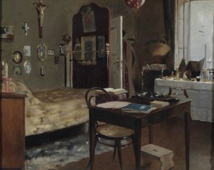 Interno della camera da letto di Sir Richard Burton da Albert Letchford