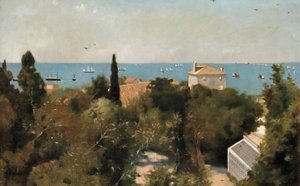 Vista della costa, Trieste, c.1889 da Albert Letchford