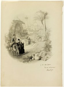 Studio per illustrazione per Aline, Regina di Golconda