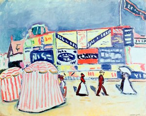 Cartelloni a Trouville da Albert Marquet