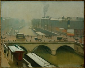 Vista sul Pont St. Michel a Parigi da Albert Marquet