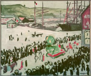 Carnevale sulla spiaggia da Albert Marquet