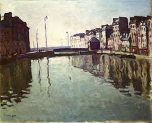 Il bacino del porto di Le Havre da Albert Marquet
