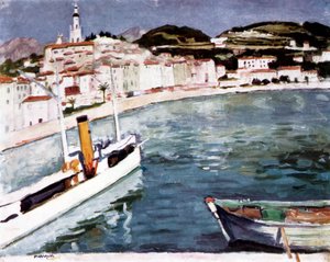 Porto di Mentone, 1905 da Albert Marquet