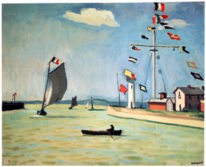 Porto di Honfleur, c1911 da Albert Marquet