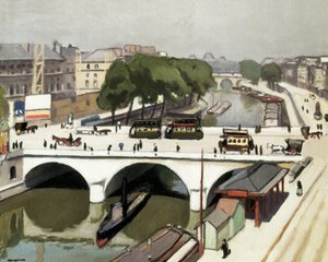 Le Pont Saint Michel a Parigi da Albert Marquet