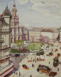 Le Square de la Trinité, luce del sole da Albert Marquet
