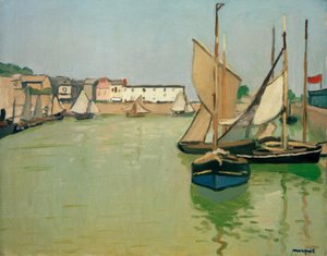 Il porto di Honfleur da Albert Marquet