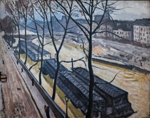 Parigi in inverno. Quai Bourbon da Albert Marquet