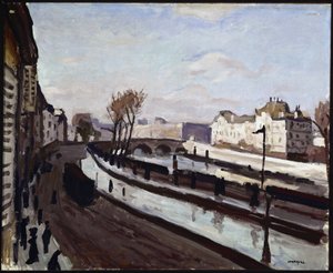 Parigi, il Quai des Grands-Augustins da Albert Marquet