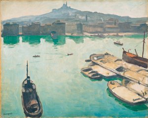 Porto di Marsiglia da Albert Marquet