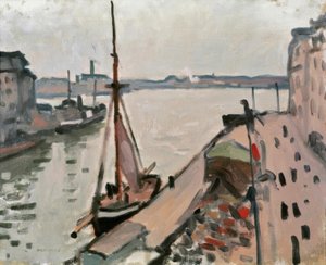 Quai con barche da pesca da Albert Marquet