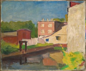 Casa rosa ad Arcueil da Albert Marquet