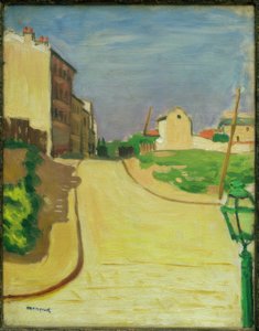 Strada con lanterna verde da Albert Marquet