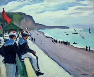 La spiaggia di Fécamp