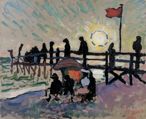 Il ponte pedonale a Sainte-Adresse da Albert Marquet