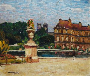 Lo stagno al Lussemburgo, c.1904