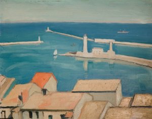 Il porto di Cette, Marsiglia, 1924 da Albert Marquet