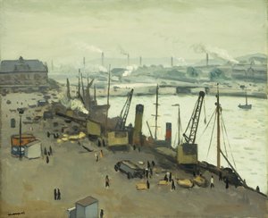 Il porto di Boulogne da Albert Marquet
