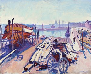Il porto di Fecamp da Albert Marquet
