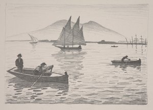 Il porto di Napoli da Albert Marquet