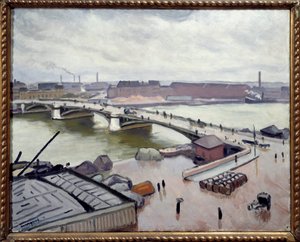 Il porto di Rouen da Albert Marquet