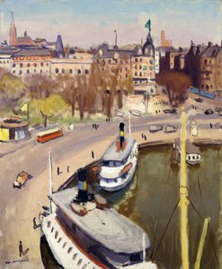 Il Porto di Stoccolma da Albert Marquet