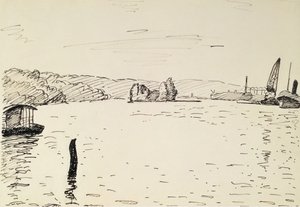 Vista nei dintorni di Rouen da Albert Marquet