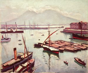 Veduta di Napoli da Albert Marquet