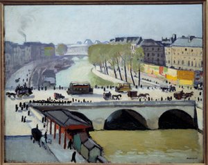 Vista del Pont Saint Michel a Parigi da Albert Marquet