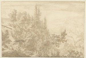 Paesaggio montano con vista sul Passo Loibl