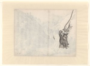 Schizzo di un albero da Albert Meyering