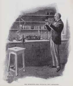 Il detective, nuovo stile, nel laboratorio da Albert Morrow