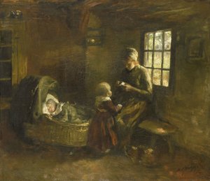 Alla culla da Albert  Neuhuys