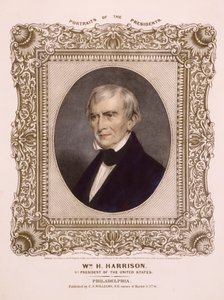 Presidente degli Stati Uniti William Henry Harrison, 1846