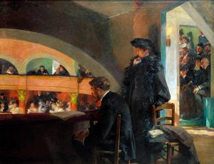 Il palco del teatro da Albert Pierre Rene Maignan