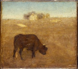 Bagliore Serale, la Vecchia Mucca Rossa da Albert Pinkham Ryder
