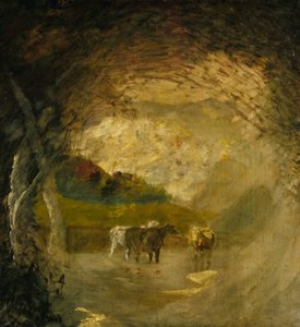 Paesaggio con alberi e bestiame, prima del 1897 da Albert Pinkham Ryder