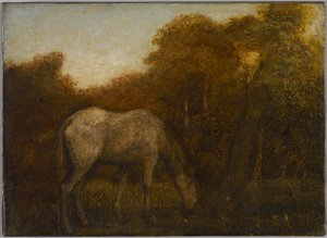 Il cavallo al pascolo, metà anni 1870