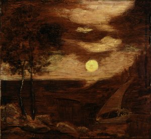 La barca degli innamorati da Albert Pinkham Ryder