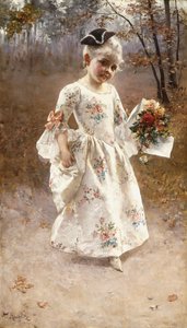 La piccola fioraia da Albert Raudnitz