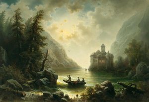 Attraversamento in una Notte di Luna da Albert Rieger